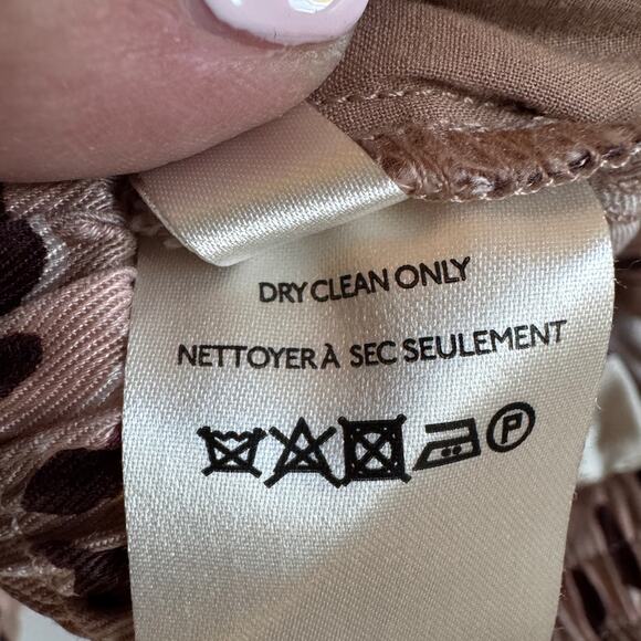 Anthropologie Isobel Cheetah Animal Print Pleated Wide Leg Pants Size Small EUC - Picture 15 of 16